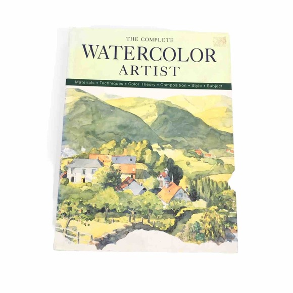 The Complete Watercolor Artist Coffee Table Book Hardcover Art Education Guide - Picture 1 of 7